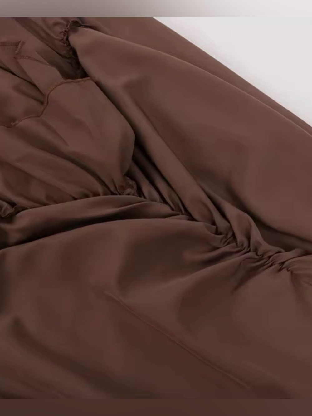 Brown Victorian Ruffle Maxi Skirt Gothic Steampunk Cottagecore XL - Picture 6 of 12